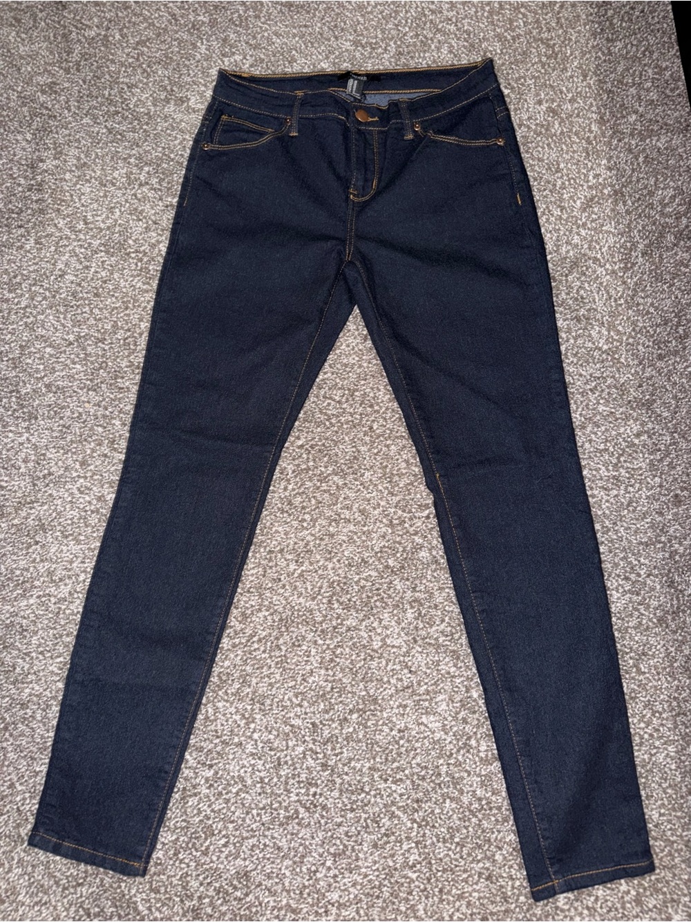 Forever 21 Women’s Dark Blue Stretch Skinny Jeans